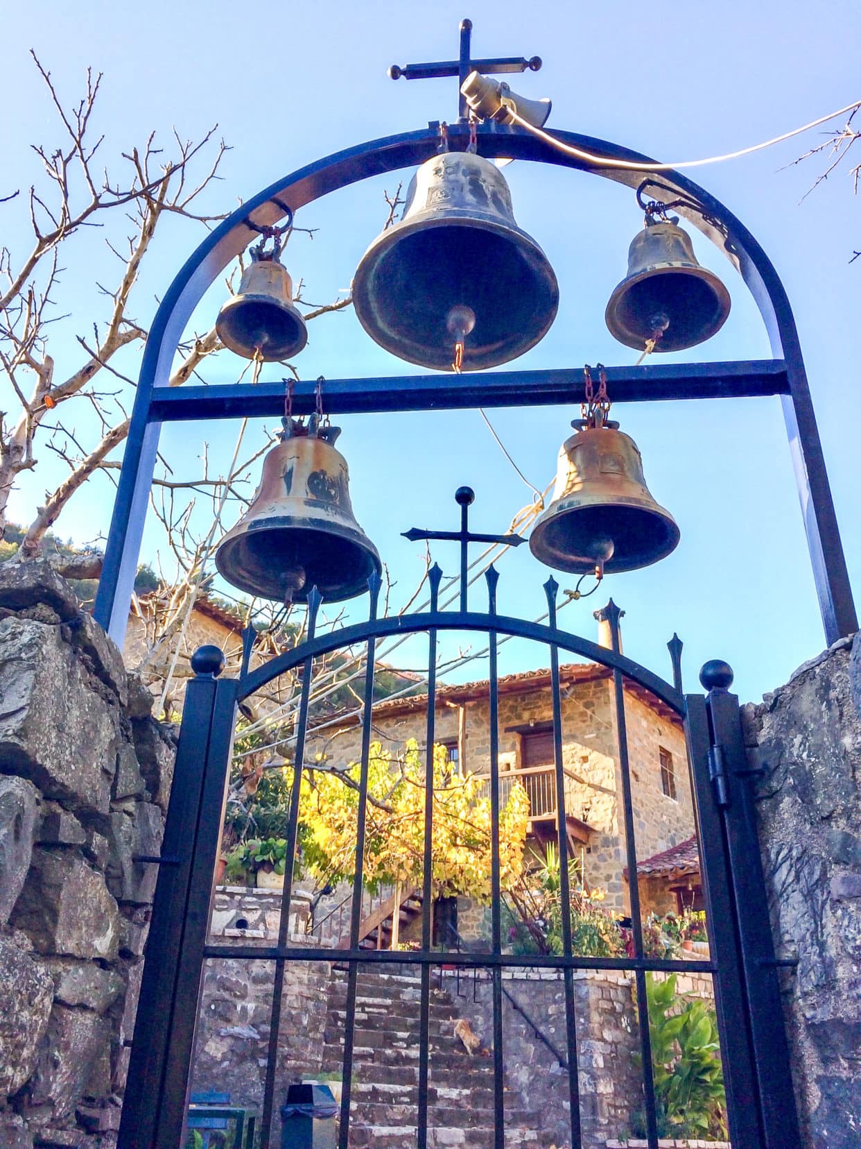 bells above a church gate