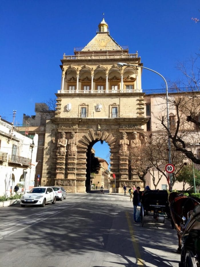 Gateway to the old part of Palermo