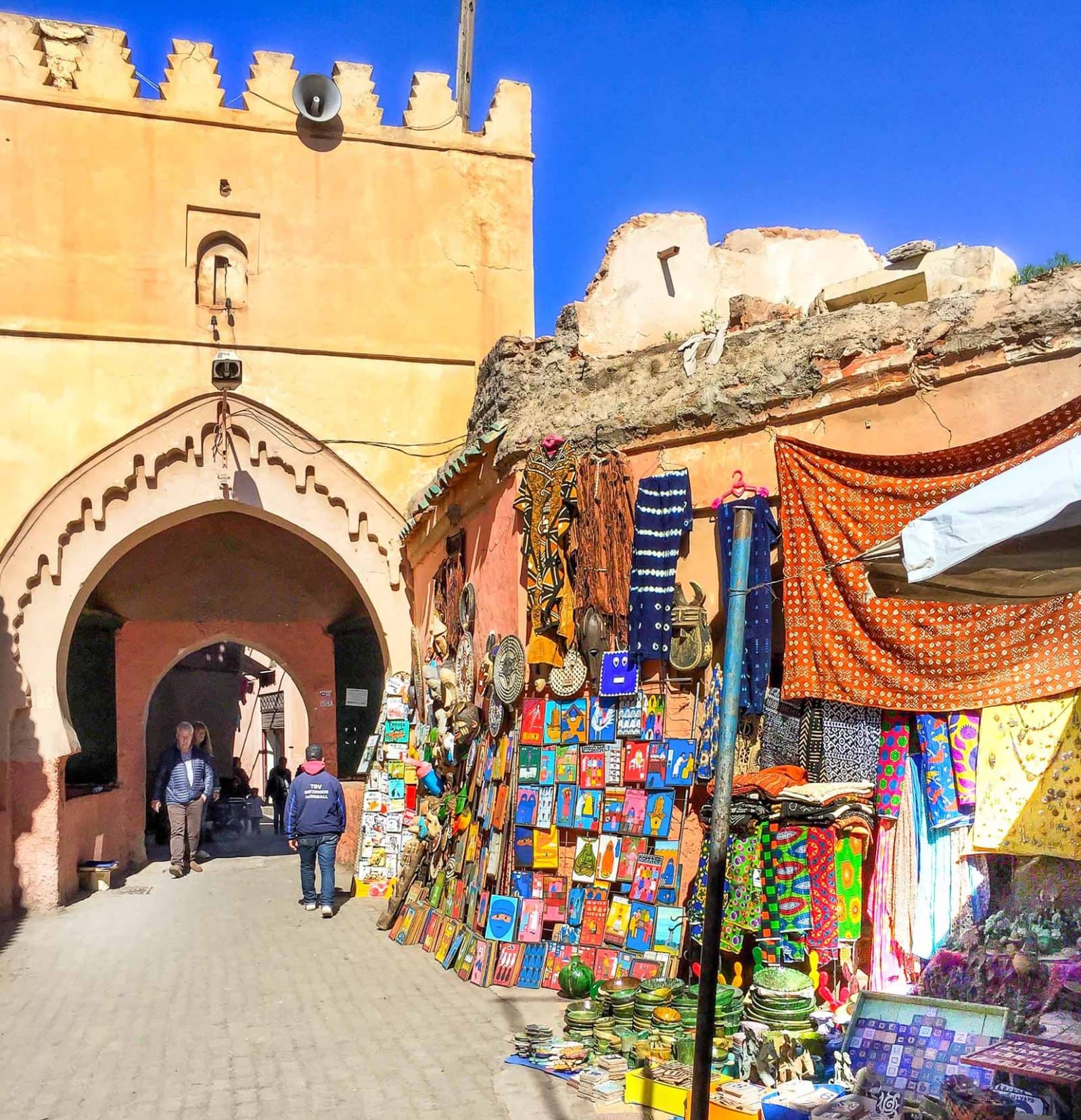 Marrakech colourful market