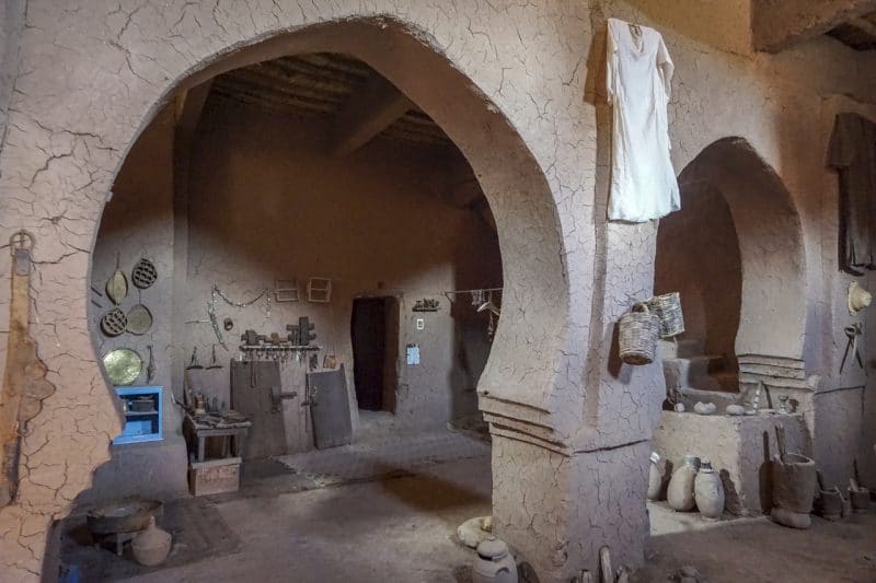 Inside a traditional Berber home