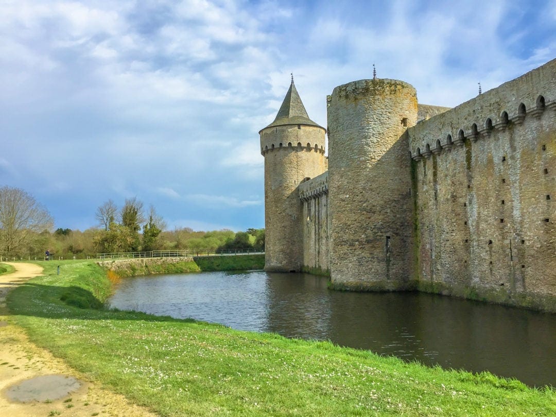 Suscino Castle with moat