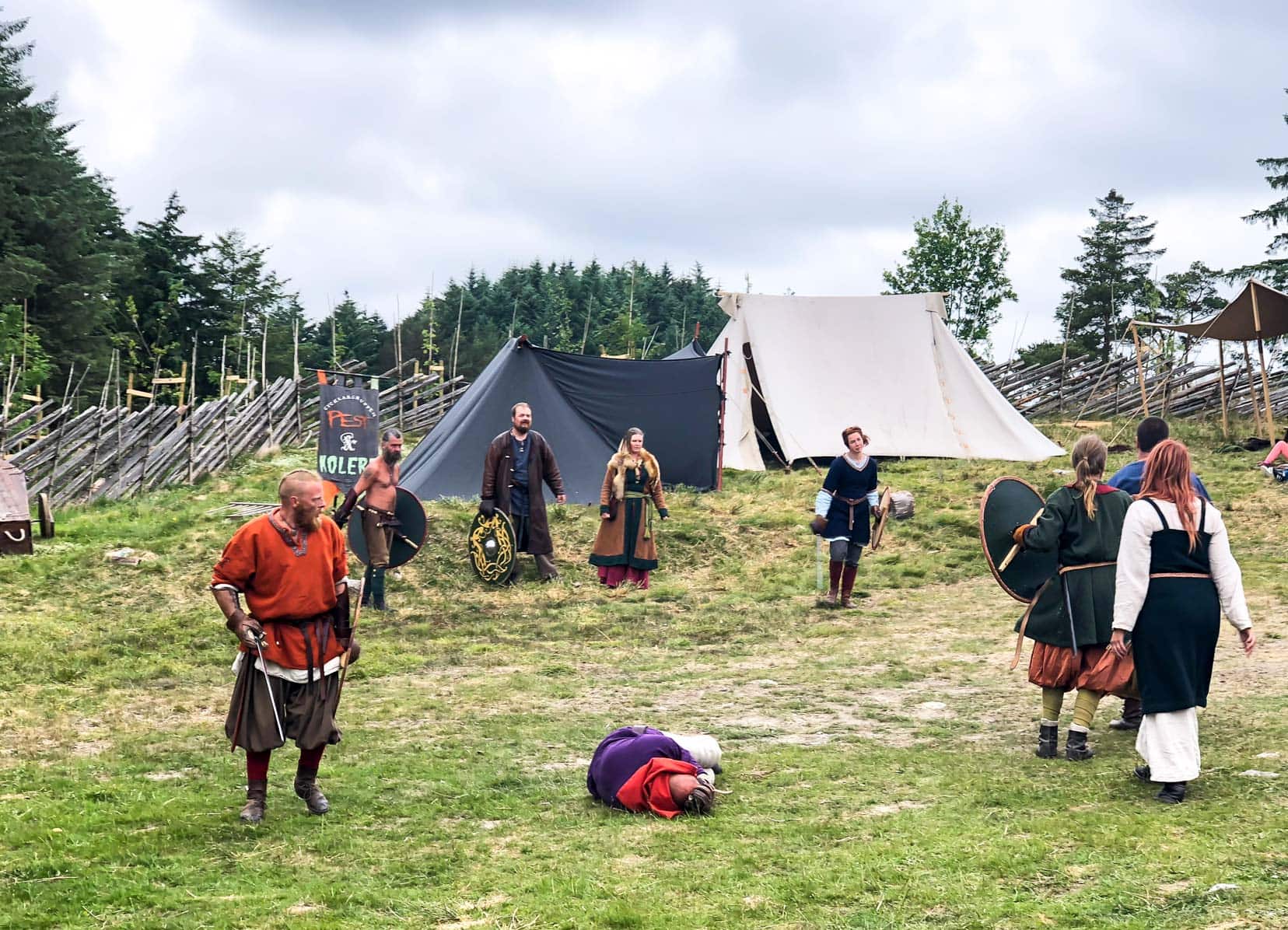 renactment-of-viking-battle
