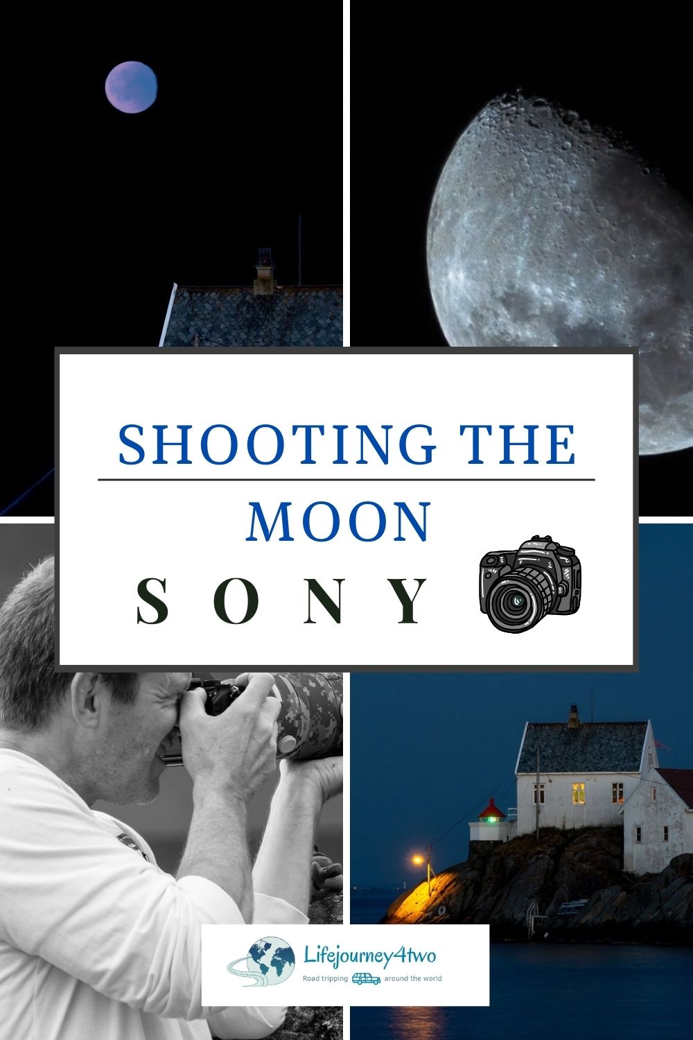 Sony Moon Photography pinterest pin
