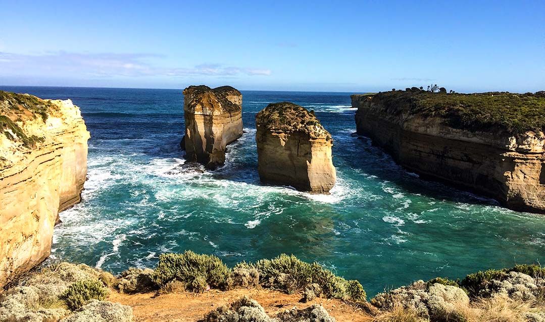 Perth to Melbourne drive - great ocean road