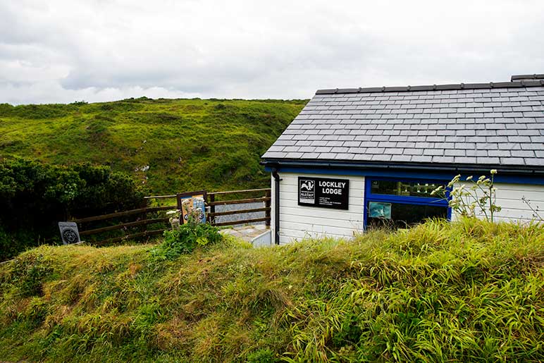 Lockley Lodge Visitor Centre at Martin’s Haven