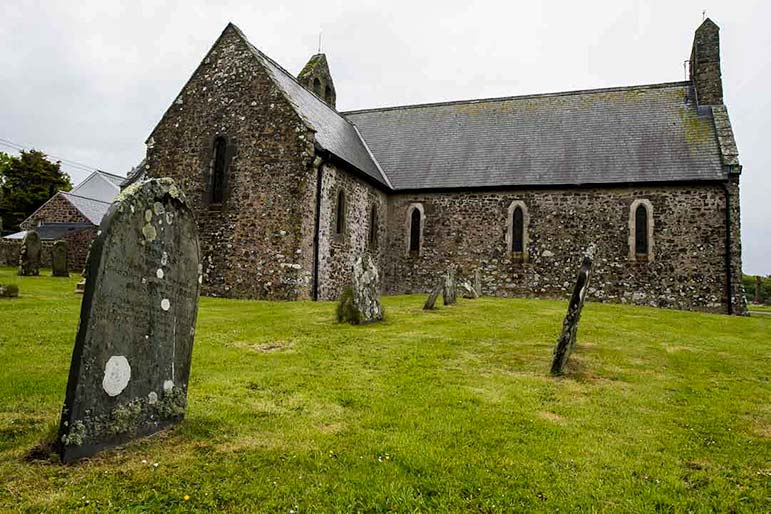 St. Brides Bay Chapel that we visited on our weekend in Pembrokeshire