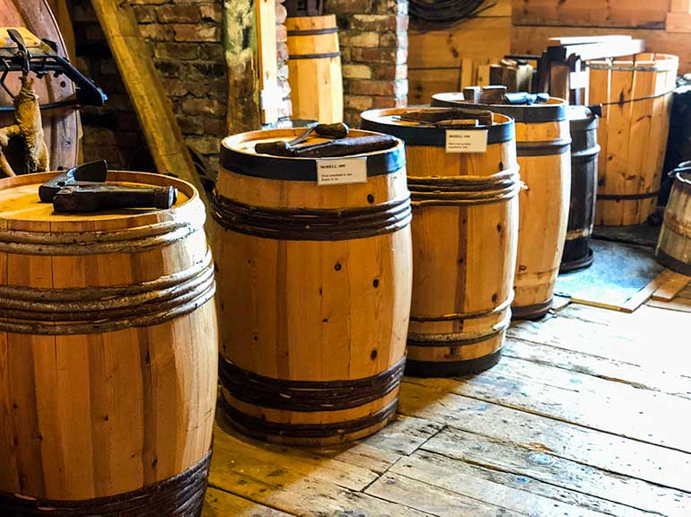 Skudeneshavn Museum Coopers Barrels