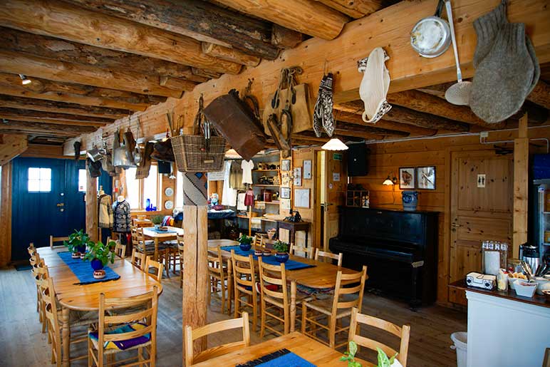 Inside Takelurfabrikken Cafe, Skudeneshavn