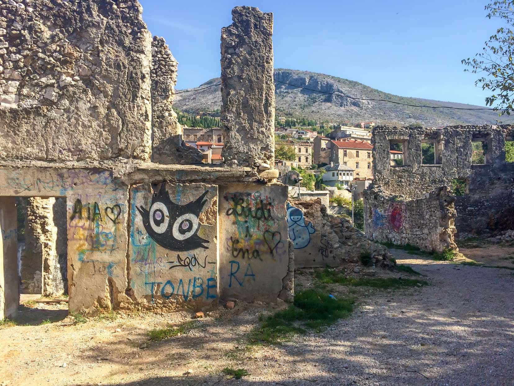 Mostar ruins
