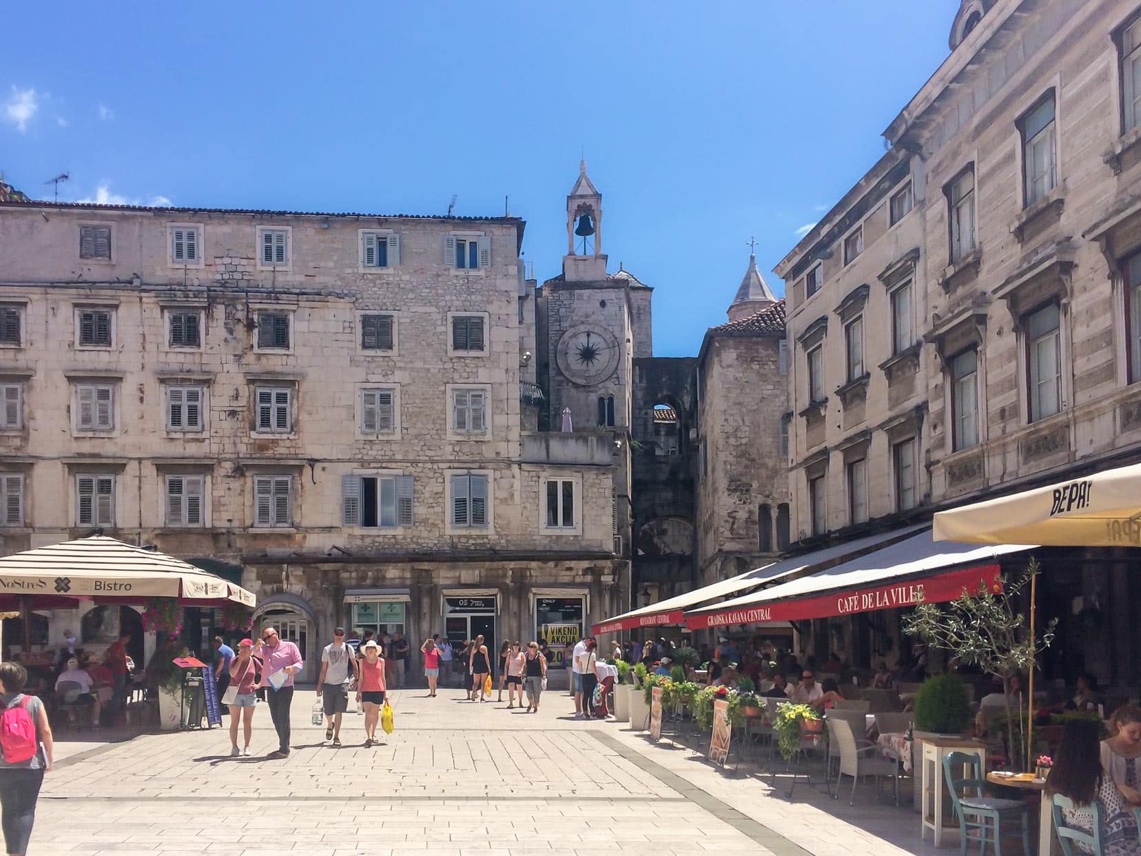 The old town of Split, Croatia