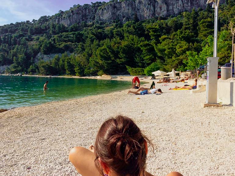 Beach in Split Croatia