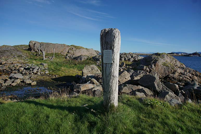 Local driftwood used as part of an art exhibition on the beach near Sto