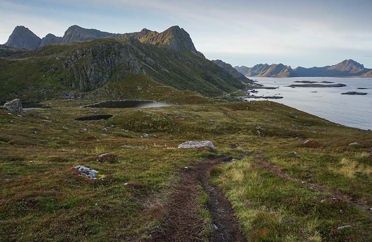 Spectacular views of the mountains and sea during the hike