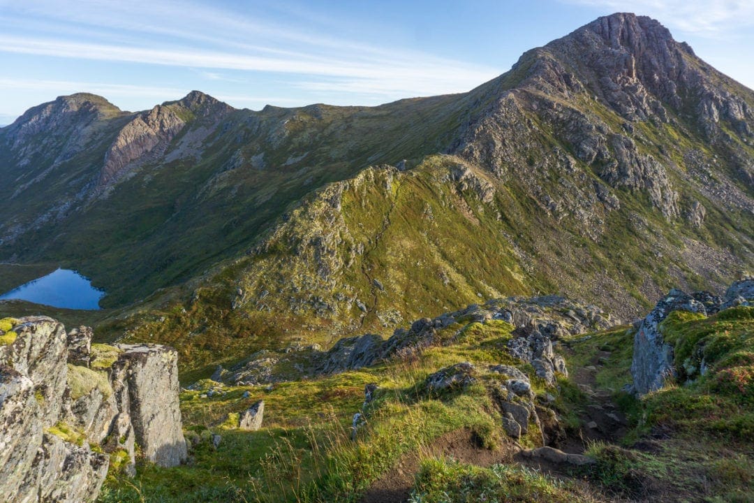 mountainous trail