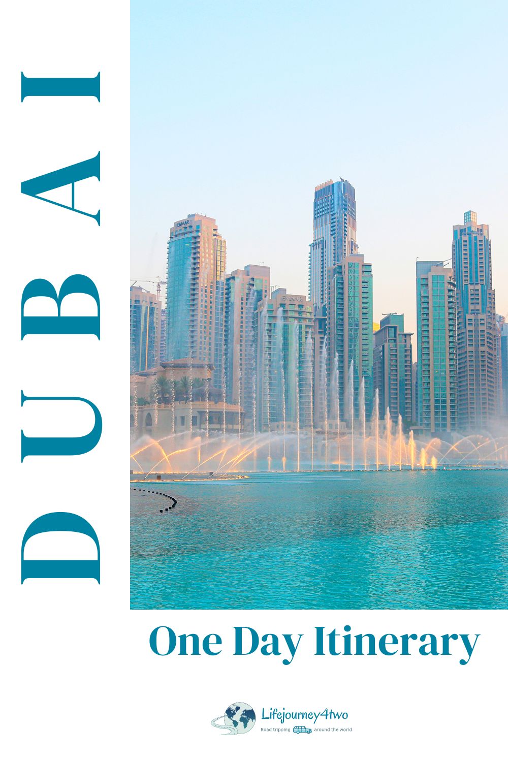 One Day in Dubai Itinerary Pinterest pin