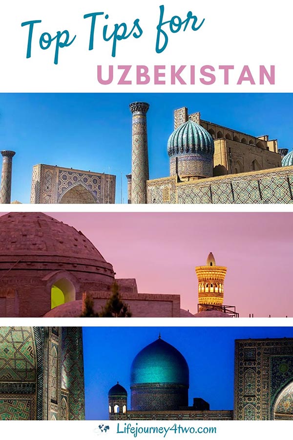 Top tips for Uzbekistan Pinterest pin