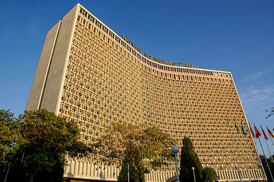 Uzbekistan Hotel - one of the many places to see in Tashkent