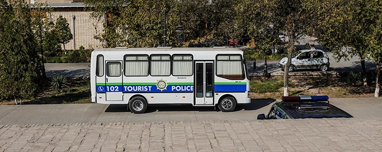 Uzbekistan Tourist Police Van