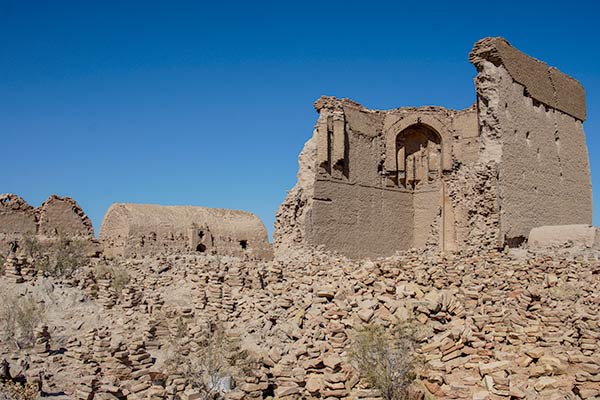 Erejep Caliph Mausoleum earthen brick ruins