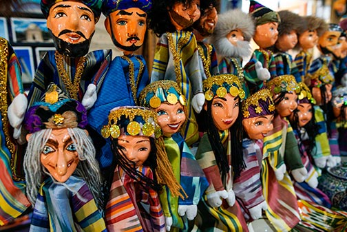 Dolls at Khiva markets