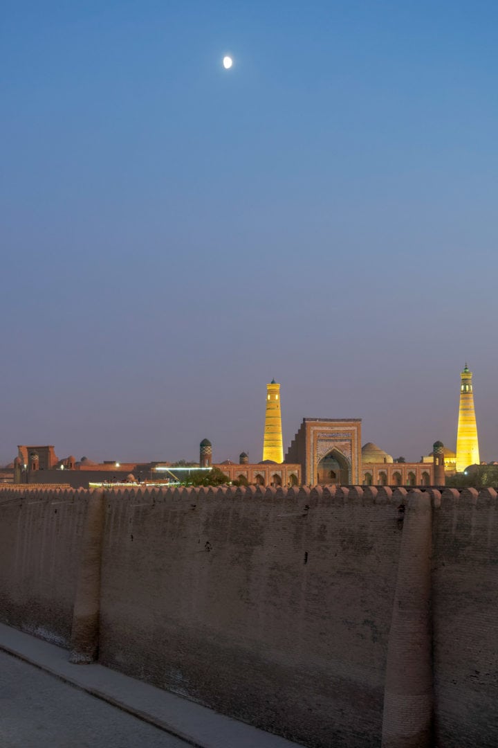 Moon-over-Khiva-with-its-artifically-lit-minarets