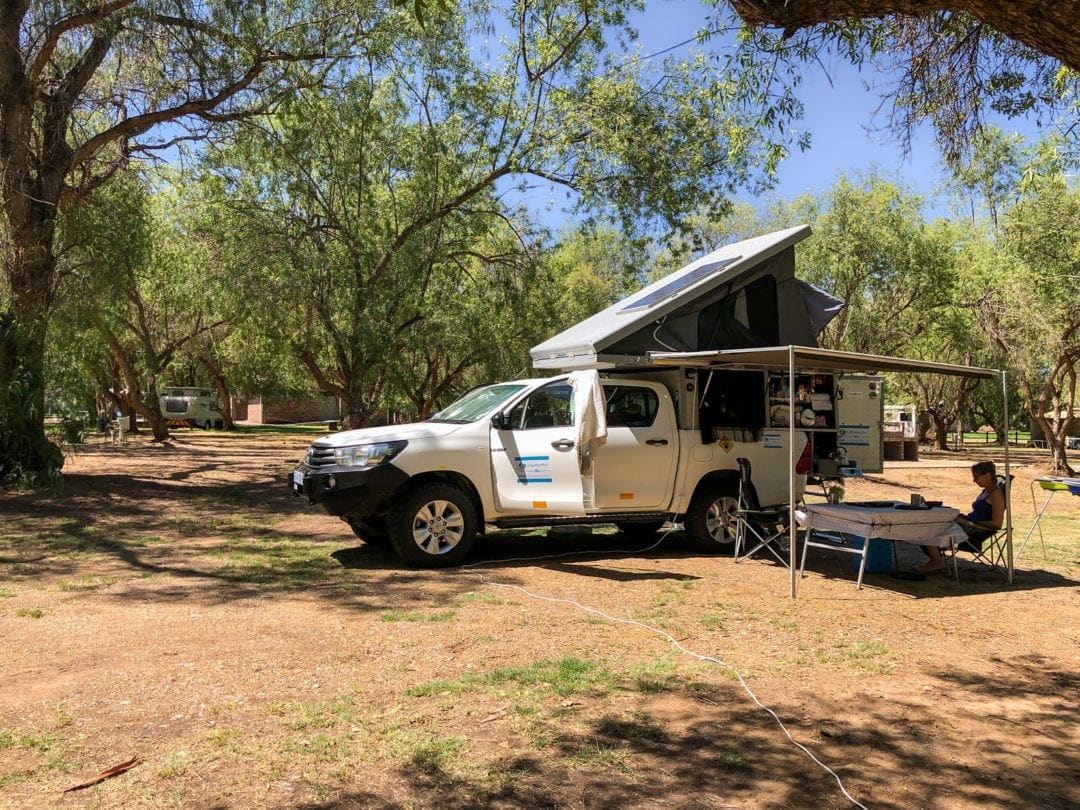 Campsite in the bush