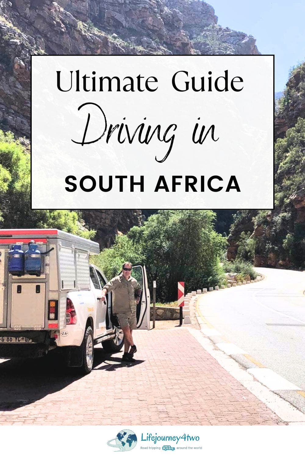 Driving in South Africa Guide Pinterest pin