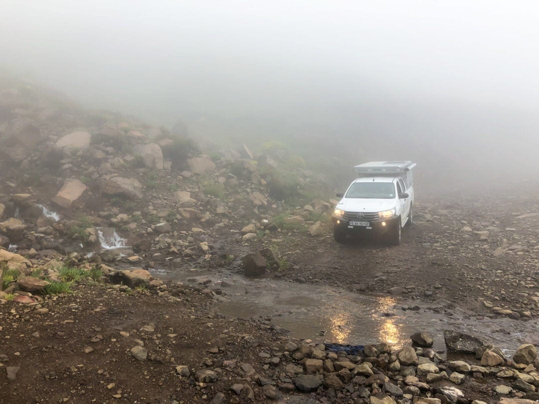 hilux at SAni pass