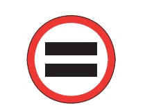 No entry to unauthorised vehicles sign