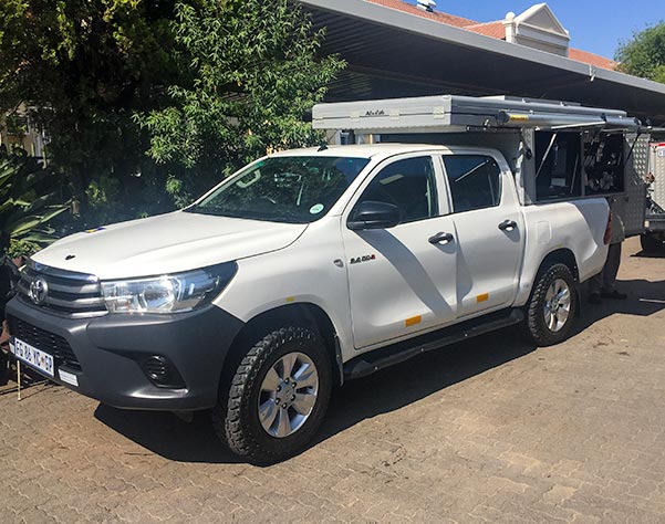 4x4 rental south africa with a rooftop tent that we purchased