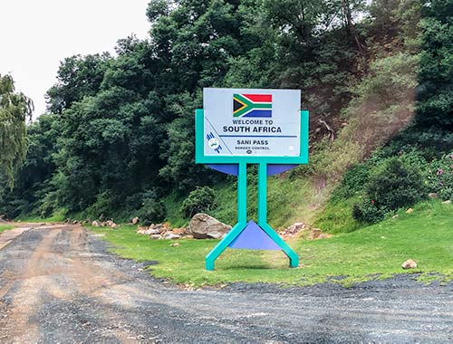 South African Border Gate South African Border Gate