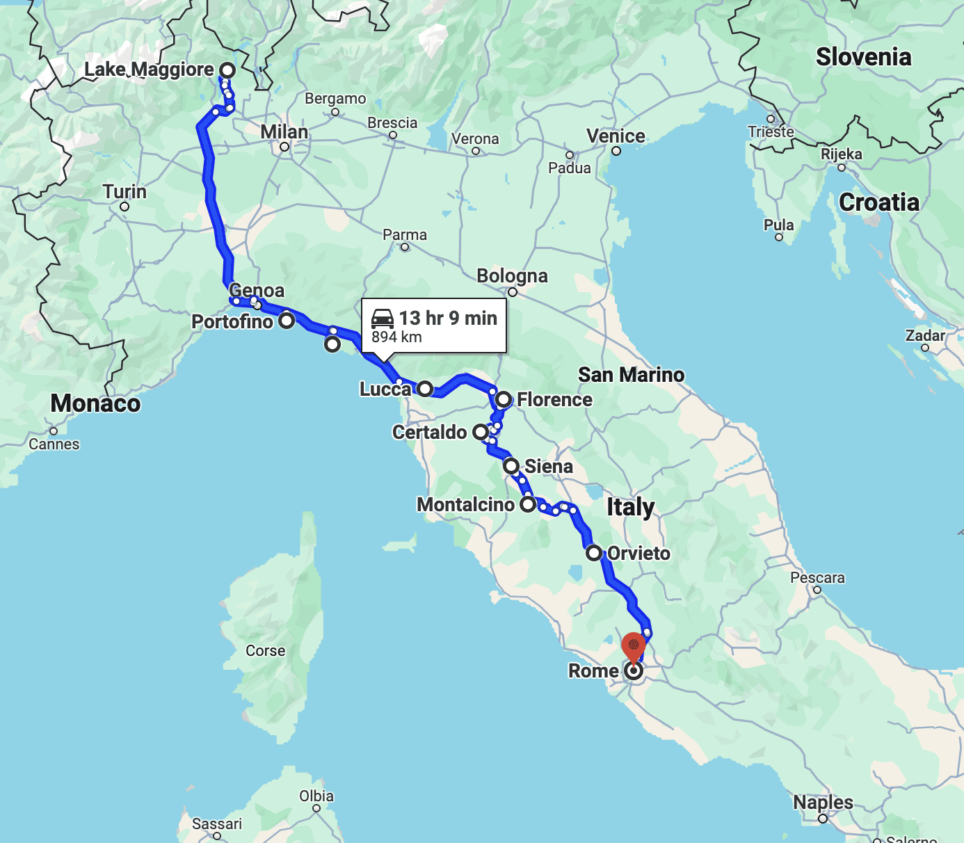 Campervanning in Italy Itinerary 2