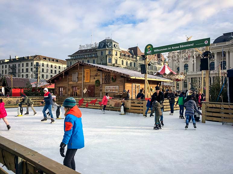 Christmas market opera house zurich