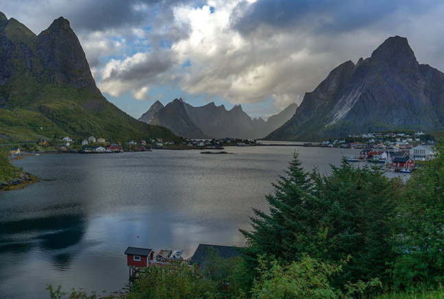 Northern lights lofoten great view