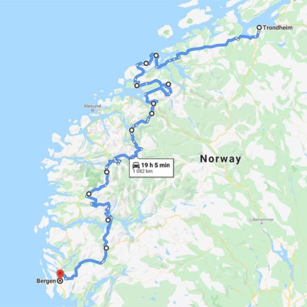 Bergen to Trondheim Road Trip - Ultimate Guide (updated 2024)