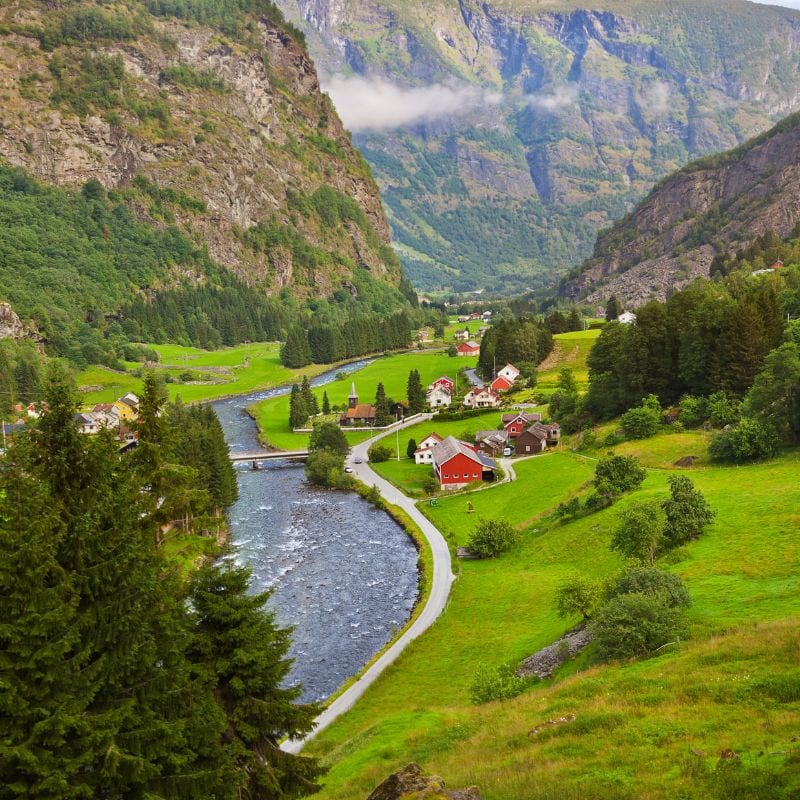 Flåm railway journey, Norway