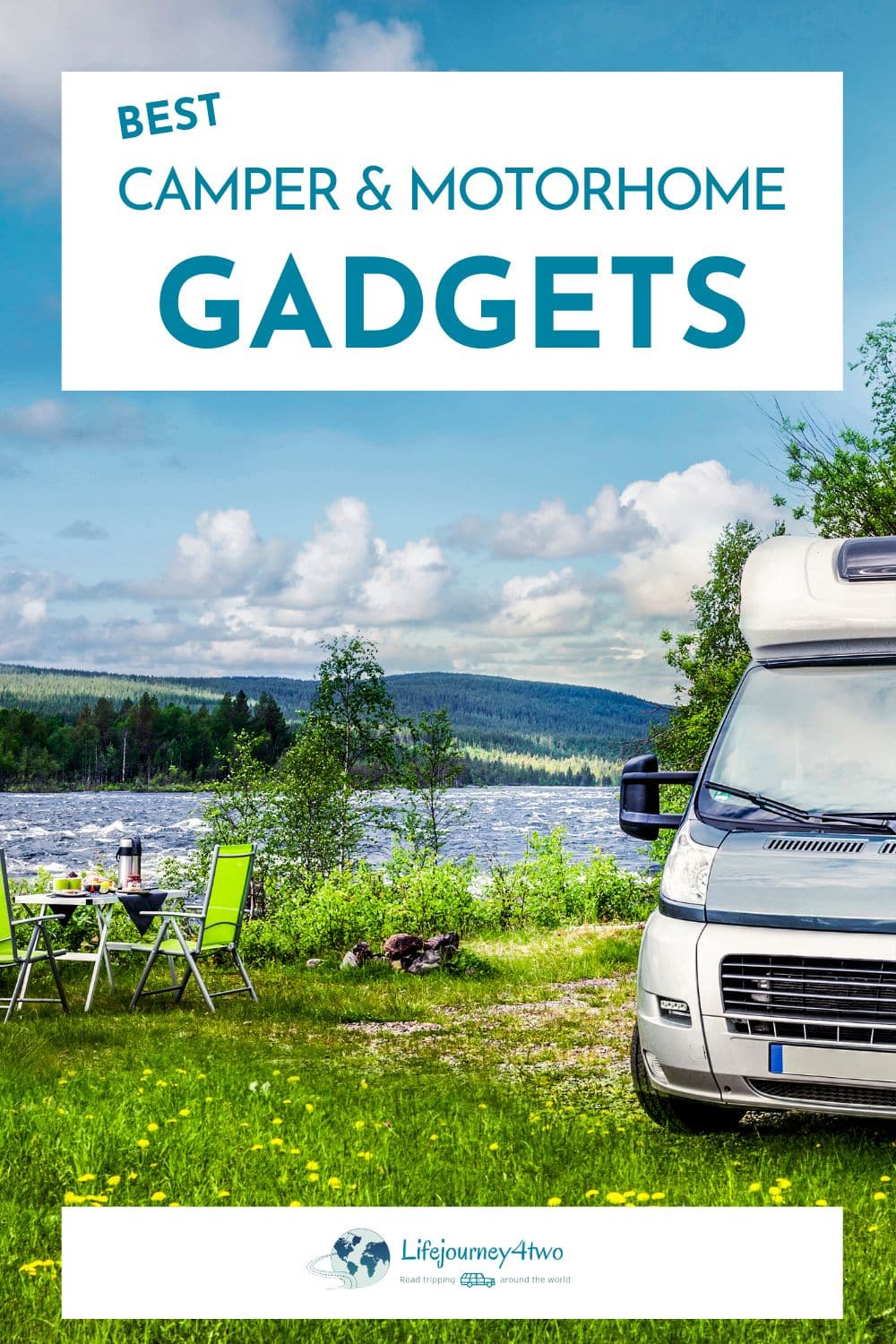 Motorhome and camper Gadgets pinterest pin