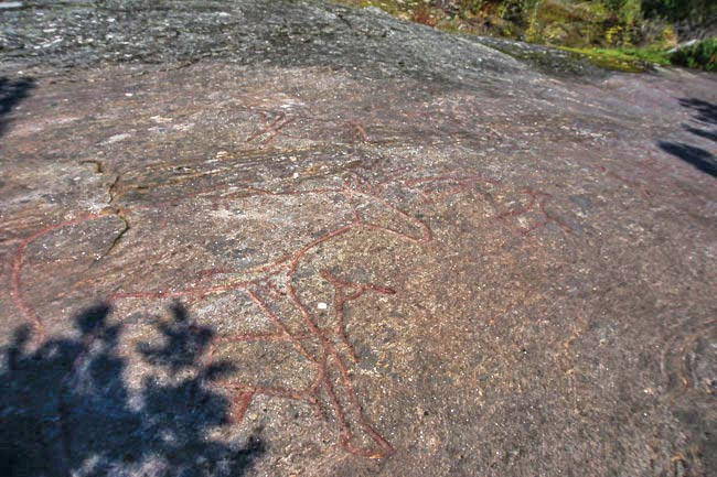 stone age art depicting animals