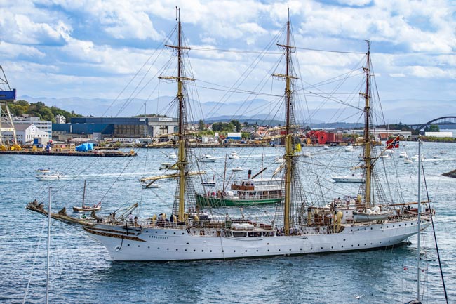 Tall ships at Stavanger, Norway 2 week itinerary