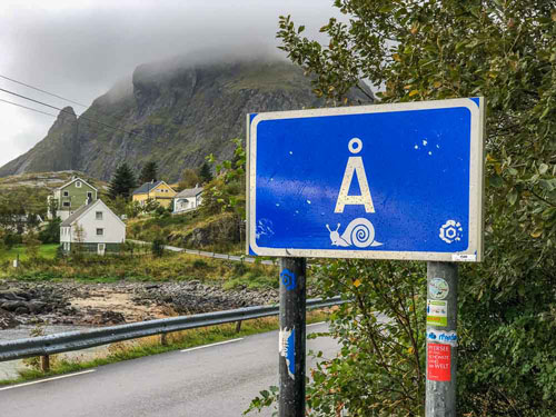 Å-village sign,-Lofoten