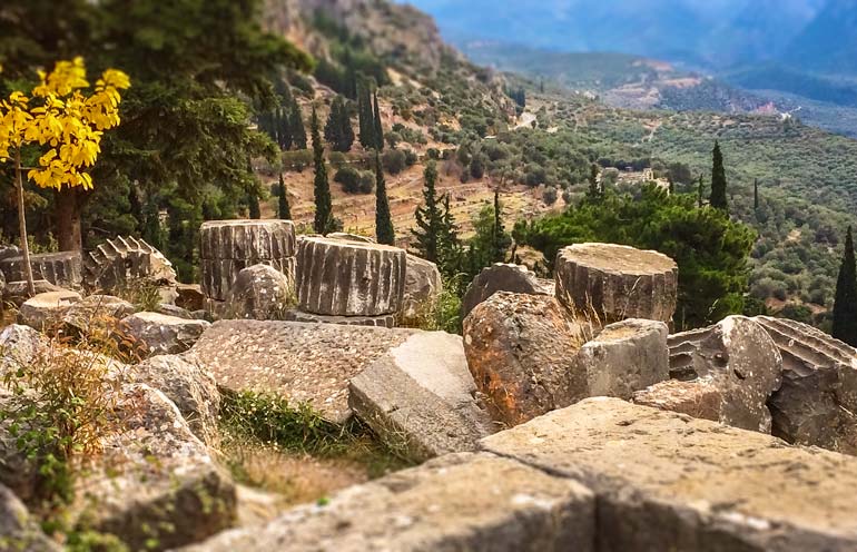 Delphi Ruins Greece