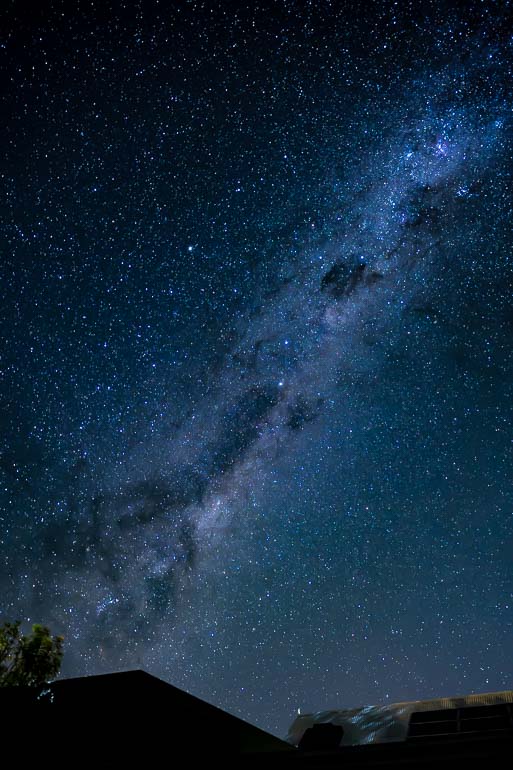 milky way image after to processing