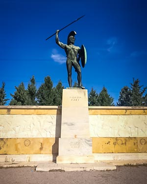 Leonidas Monument, Thermopylae, Greece