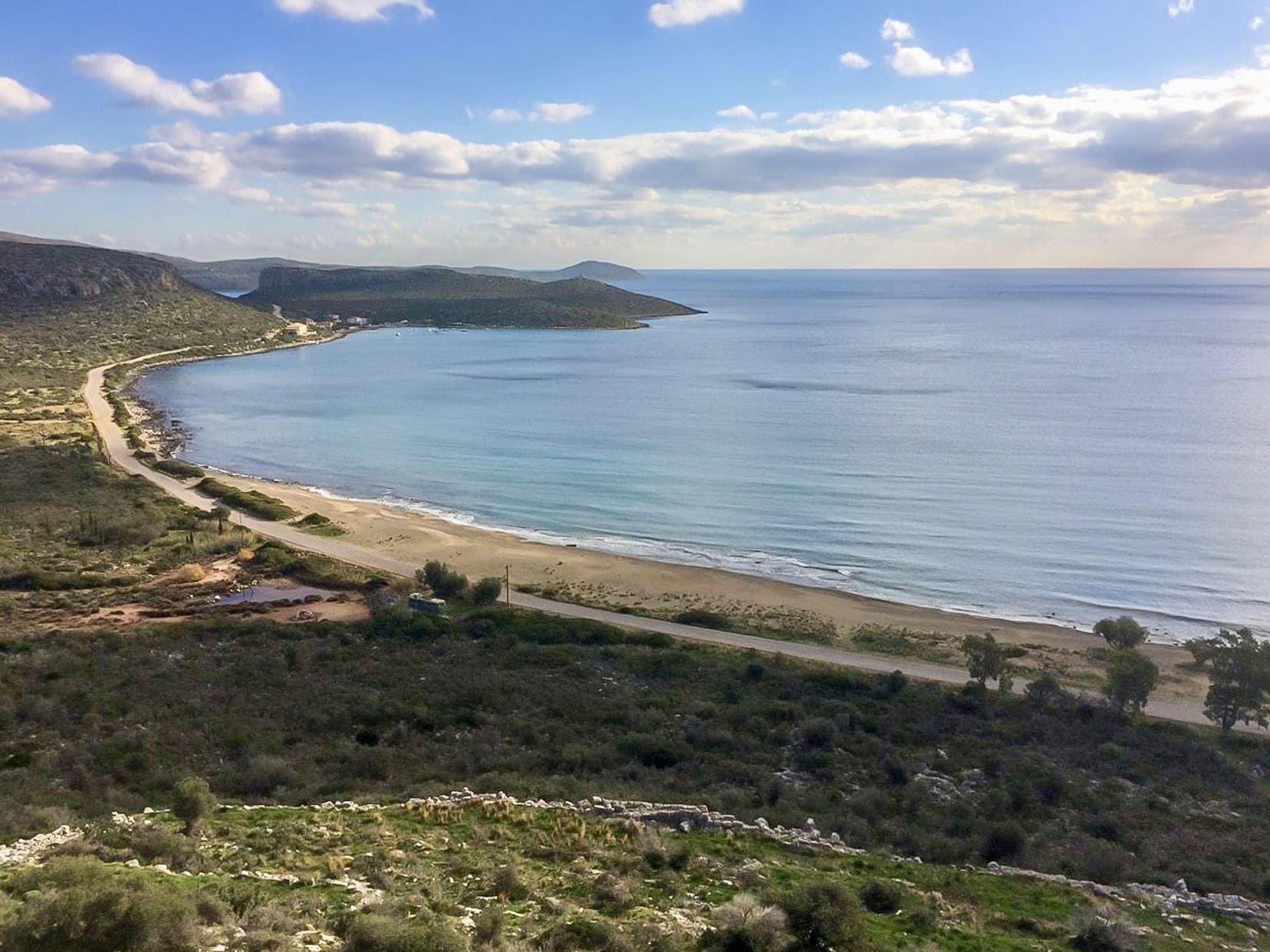 Peloponnese Road Trip Kastraki Beach