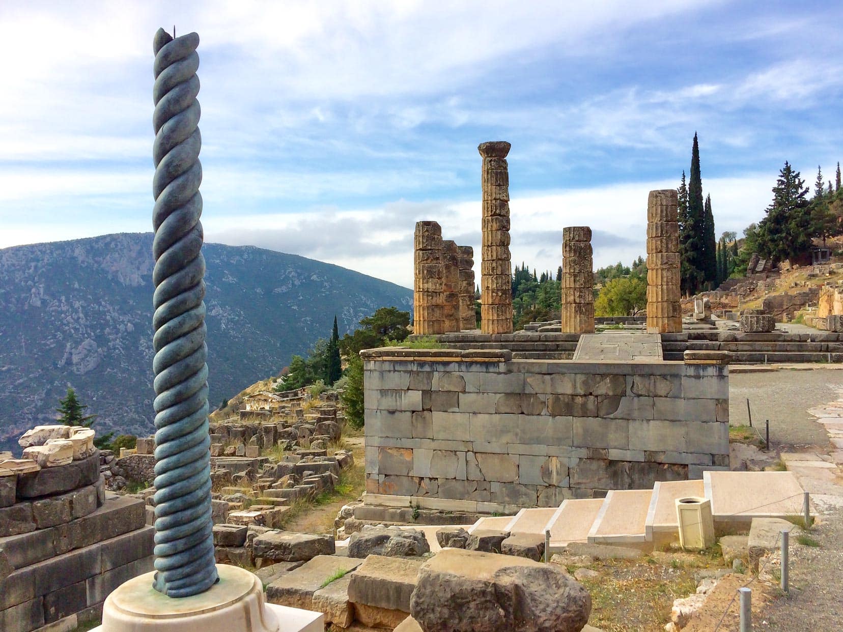 greek-ruins at Delphi