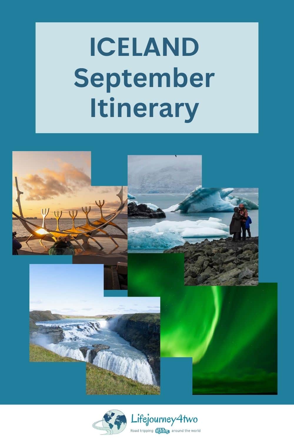 September Iceland itinerary pinterest pin