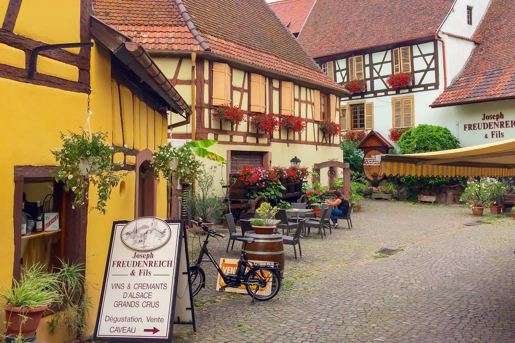 Eguisheim pretty flowered town