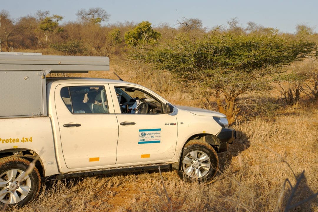 Hilux-in-the-bush-at-Klaserie