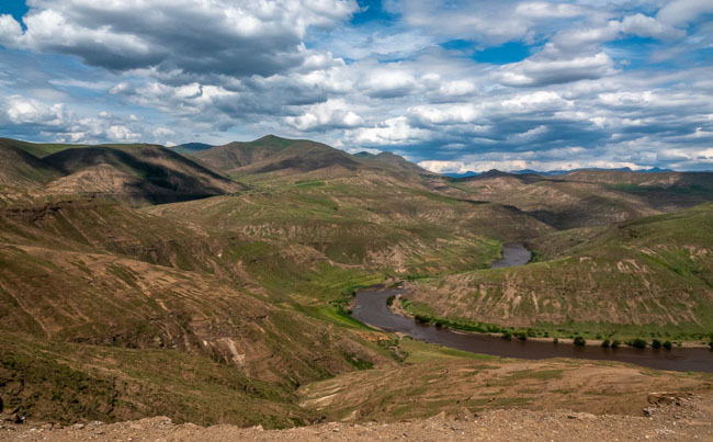 Lesotho mountains