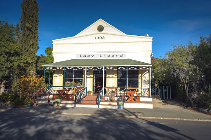 The Lazy Lizard cafe in Prince Albert